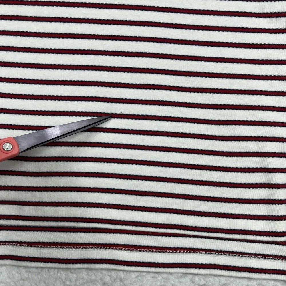 Polo Ralph Lauren Shirt Mens XL White Red‎ Striped Casual Preppy Workwear Travel